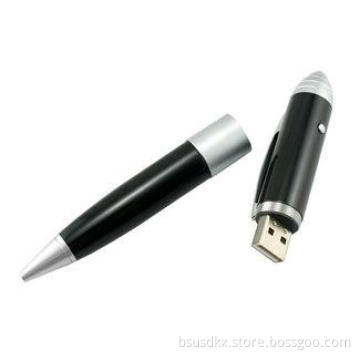 USB Pen Memory Stick , Pen Shape Flash Drive With Logo